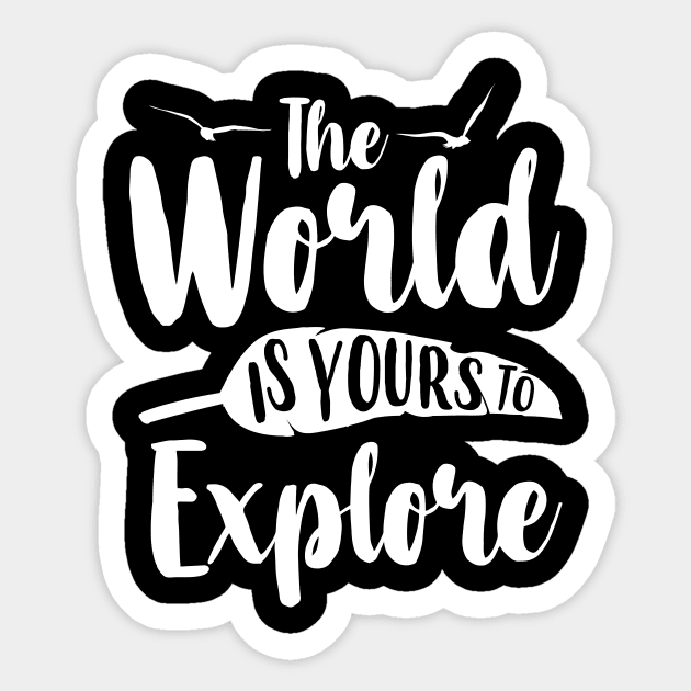 Explore Art Sticker by Usea Studio